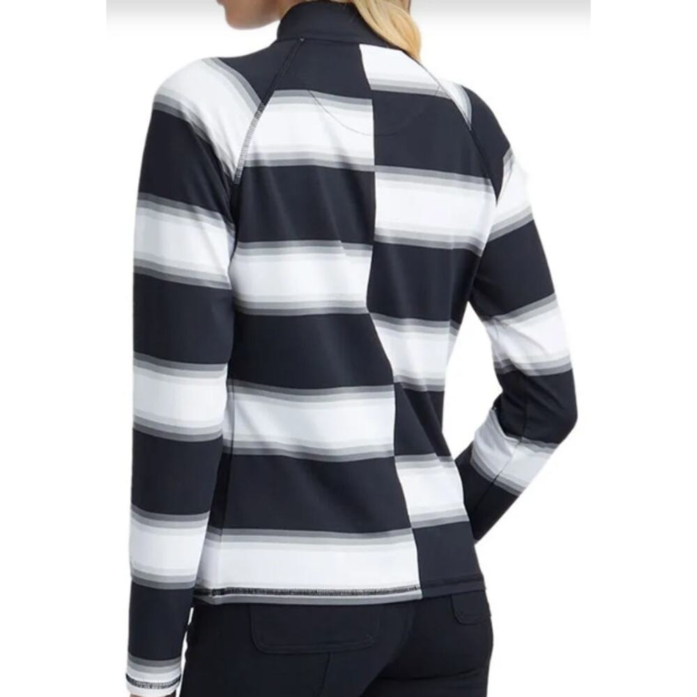 G/Fore Women's Offset Gradient Stripe Tech 1/4-Zi… - image 2